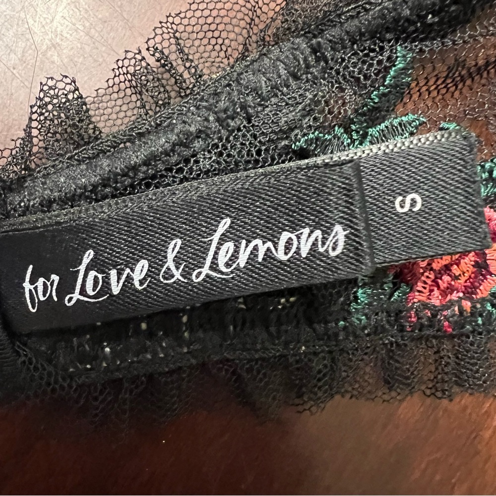 For Love And Lemons x Victoria’s Secret corset Rosebud Ruffled Bustier small EUC - Picture 15 of 16